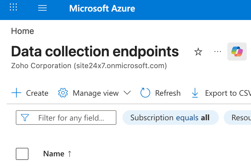 Create a Data Collection Endpoint Create a Data Collection Endpoint